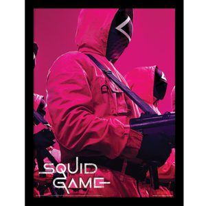 Squid Game Framed Picture 16x12 Troops